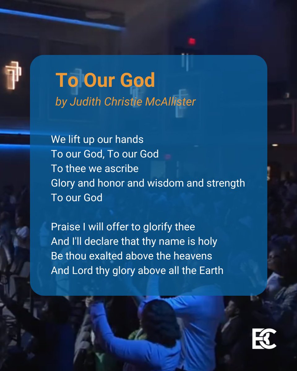 Let's unite in offering praise to our God, declaring His holiness, and exalting His name.

#EBCCares #AtlantaChurches #CommunityGroups #WorshipSongLyrics