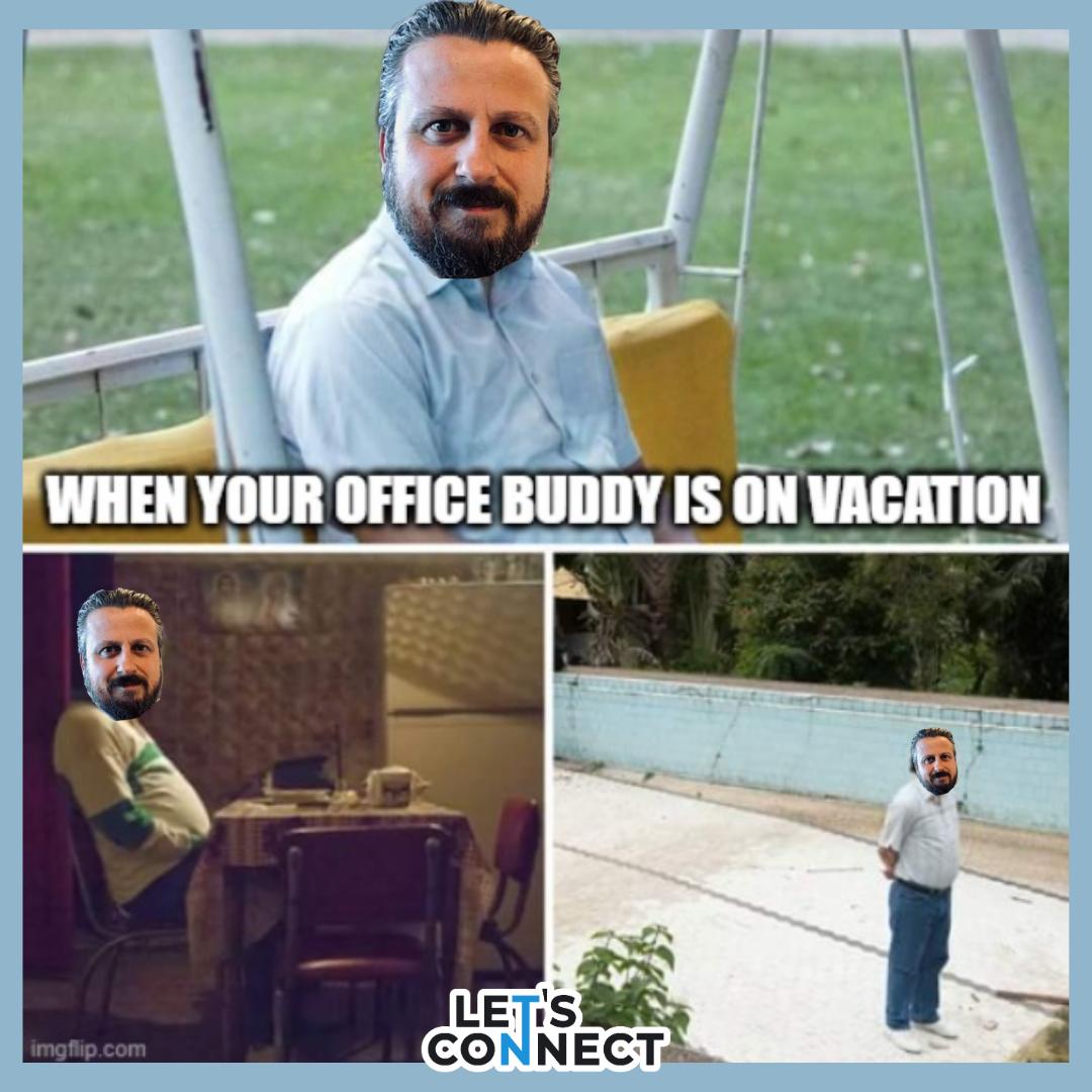 Letsconnect_be's tweet photo. When it's 'Fun at Work Day' but your buddy is on Easter break and the office just isn't the same without an egg-cellent sidekick. Hang in there, boss!  🐰🐥

#LetsConnect #FunAtWork #EasterBreak https://t.co/R1cJyg9y9W