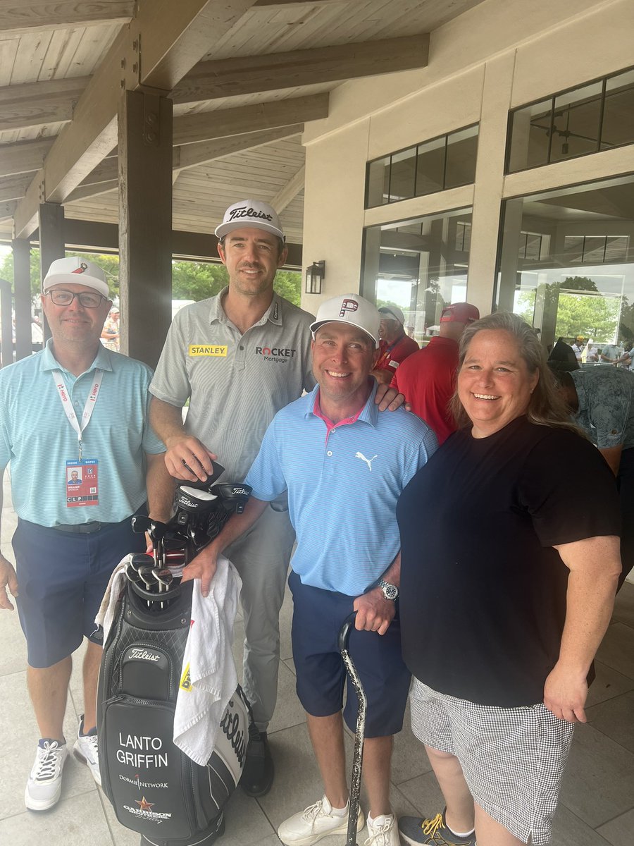 Huge thanks to <a href="/thelanto61/">Lanto Griffin</a> for your friendship and support of the kids this week <a href="/TCHouOpen/">Texas Children’s Houston Open</a> <a href="/anngregoryyl/">Ann Gregory</a>