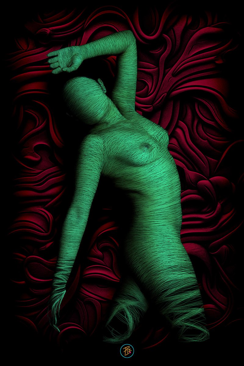Phenrriz's tweet photo. @gisbanos A mi me pone feliz terminar una nueva pieza de mi trabajo artistico. En esta técnica como son muchas líneas que hago a mano también me relaja mucho. https://t.co/7UDlL7jKZV