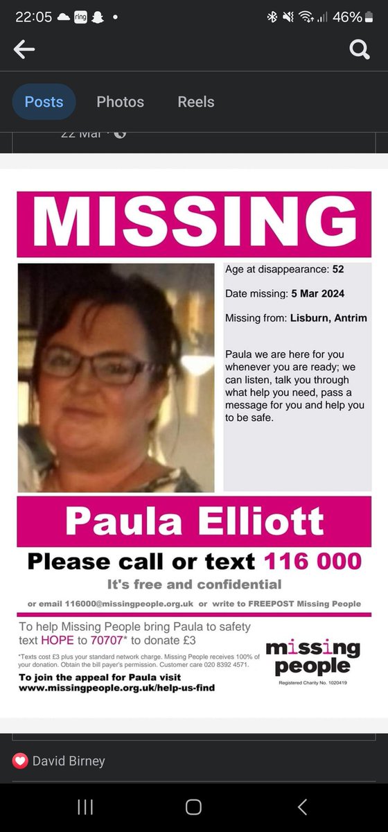 1976Kenneth's tweet photo. @GBNEWS guys please..please give this family a wee bit off coverage,
A lisburn women has been missing for over 5 weeks, similar too the nicola bulley story,but the poor family is not receiving the coverage they need #pleasehelp ask #eamonholmes https://t.co/EMQhbhkgip