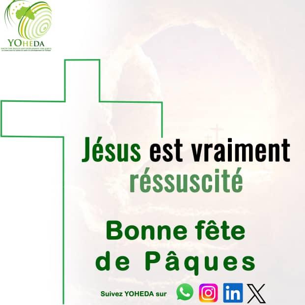 yohedahealth's tweet photo. Happy Easter!✝️
To all Christians, we wish you love, peace and joy in this season. May this Easter day bring newness to your endeavours.
#Easter
#EasterSunday
#happyeaster
#pacques
#yoheda https://t.co/rB3W6M99PN