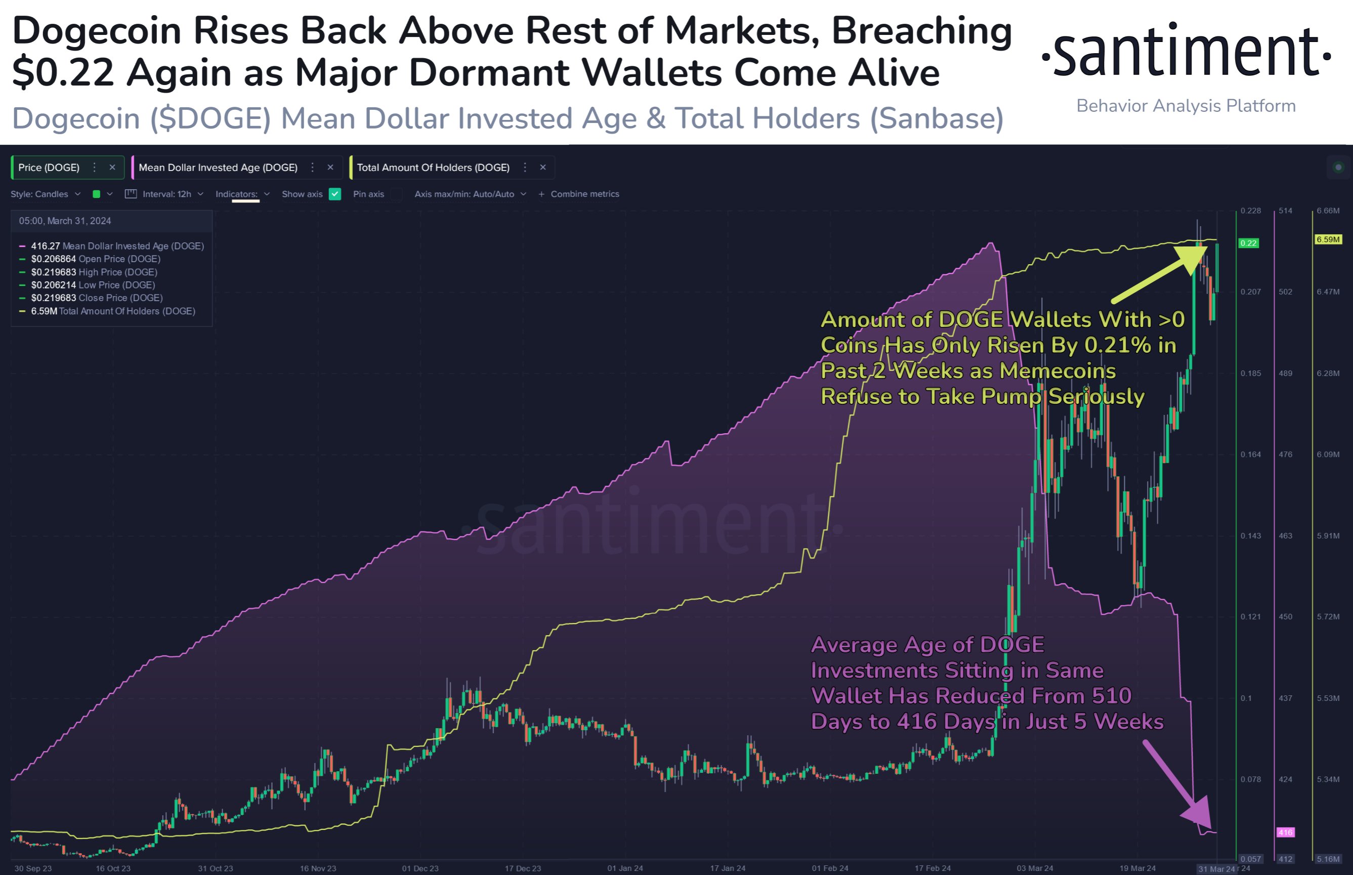  dogecoin fomo traders data sign showing on-chain 