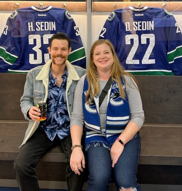 Edmundmistake's tweet photo. Attending Vancouver Canucks vs. Anaheim Ducks at Rogers Arena. #Canucks #Ducks #NHL https://t.co/keaXro2T50