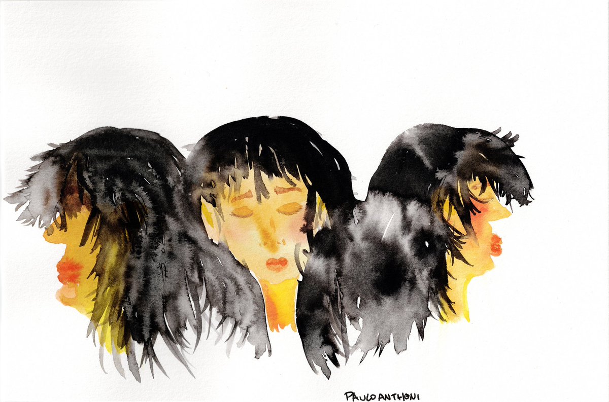 PauloAnthoni's tweet photo. Three heads are better than one โ๏ธ
Part 1
Water color painting
#contemporaryart #modernart #painting #drawing #lowbrow #juxtapoz #hifructose #artdaily #expressionism #threeheaded #women #wildthings #forest https://t.co/L54QX3QPap