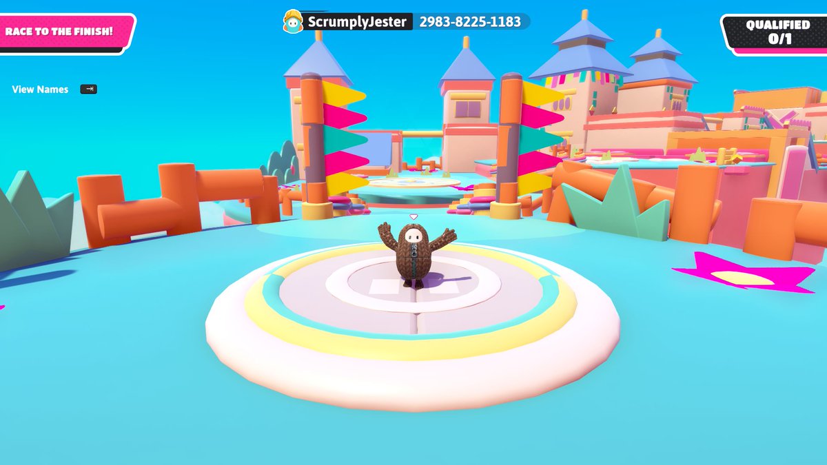 ScrumplyJester's tweet photo. 🗻A Big Adventure🗻
2983-8225-1183

Partial recreation of the first level in Sackboy: A Big Adventure in Fall Guys.

This isn't really intended to be a real race, moreso a chill, hangout place. I love SABA so much, I had to try to recreate a level.
#FallGuys #FallGuysCreative https://t.co/21IMlMDogO