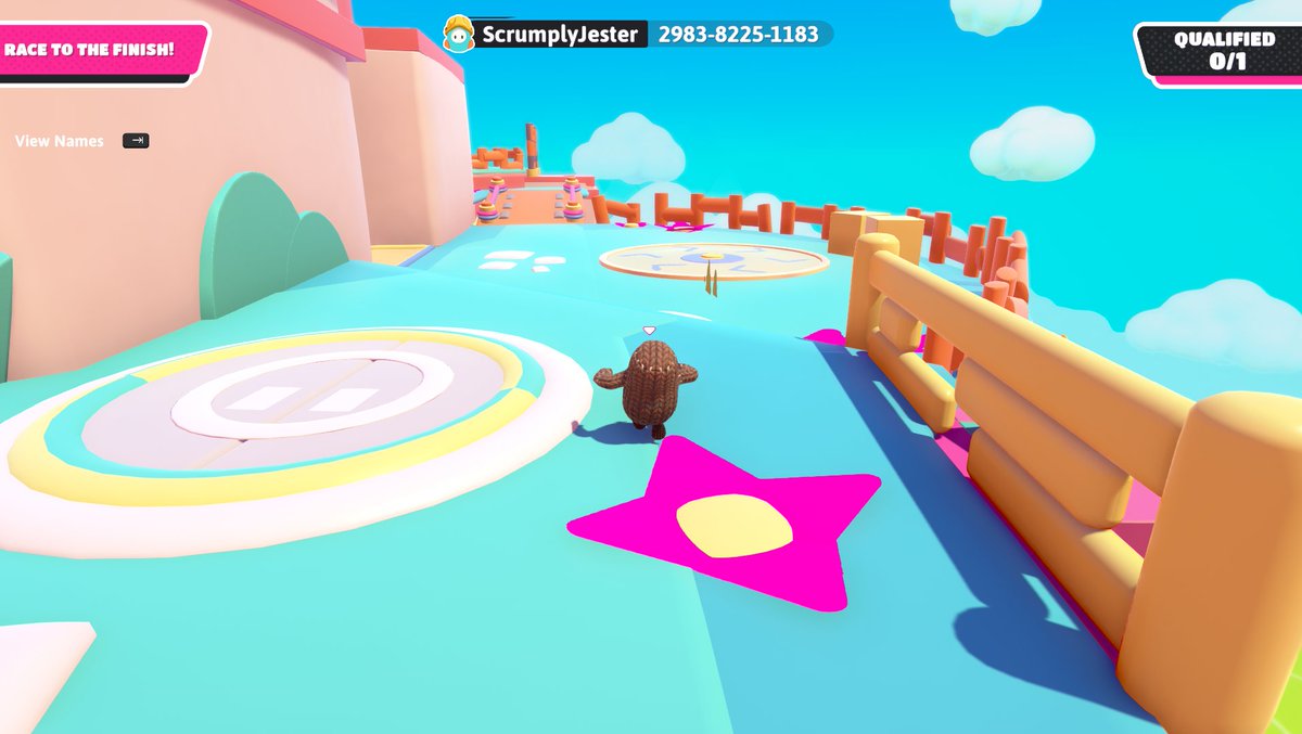 ScrumplyJester's tweet photo. 🗻A Big Adventure🗻
2983-8225-1183

Partial recreation of the first level in Sackboy: A Big Adventure in Fall Guys.

This isn't really intended to be a real race, moreso a chill, hangout place. I love SABA so much, I had to try to recreate a level.
#FallGuys #FallGuysCreative https://t.co/21IMlMDogO