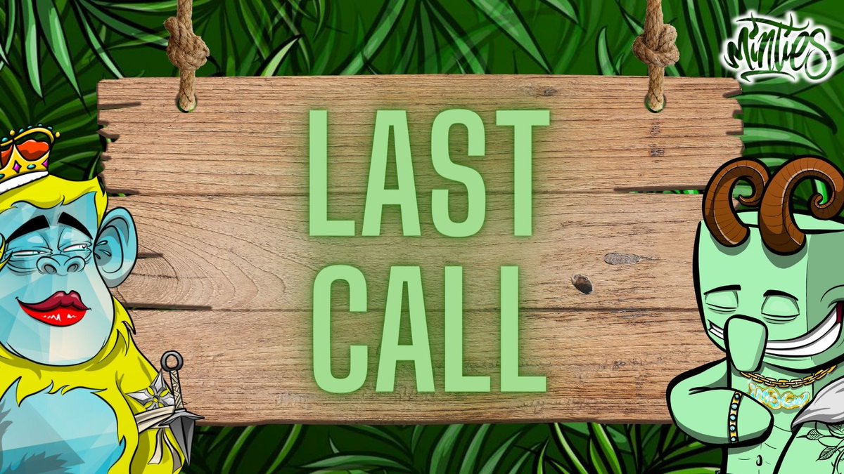 Last Chance Alert! 🚨 
Own a Gorilla Minties NFT before midnight UTC today (only 2 hours left!) and receive a free Airdrop from our upcoming The Villagers collection! Yes, you heard it right! 
Hurry over to Pallet Exchange to snag yours now!  
pallet.exchange/collection/sei……
#NFTdrop