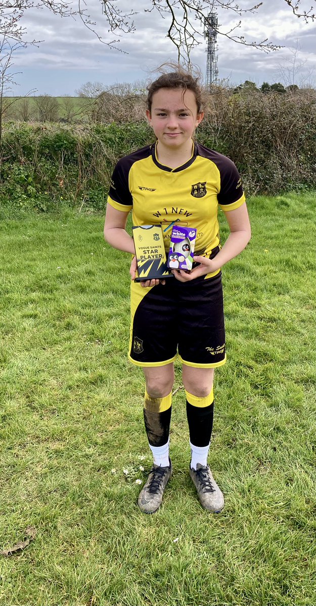 CYFL

U13 League 1 West
Match Day 9

    Vogue Saints Star Player
      🌟🌟Lowenna 🌟🌟

Chosen by the Referee 👍🏻

Another wonderful performance that fully deserved the @Awards_FC_ 

Thank you @STDAYAFC1 Youth Committee for the Easter Eggs 👏🏻👏🏻👏🏻👏🏻

#WeAreVogueSaints 〓〓