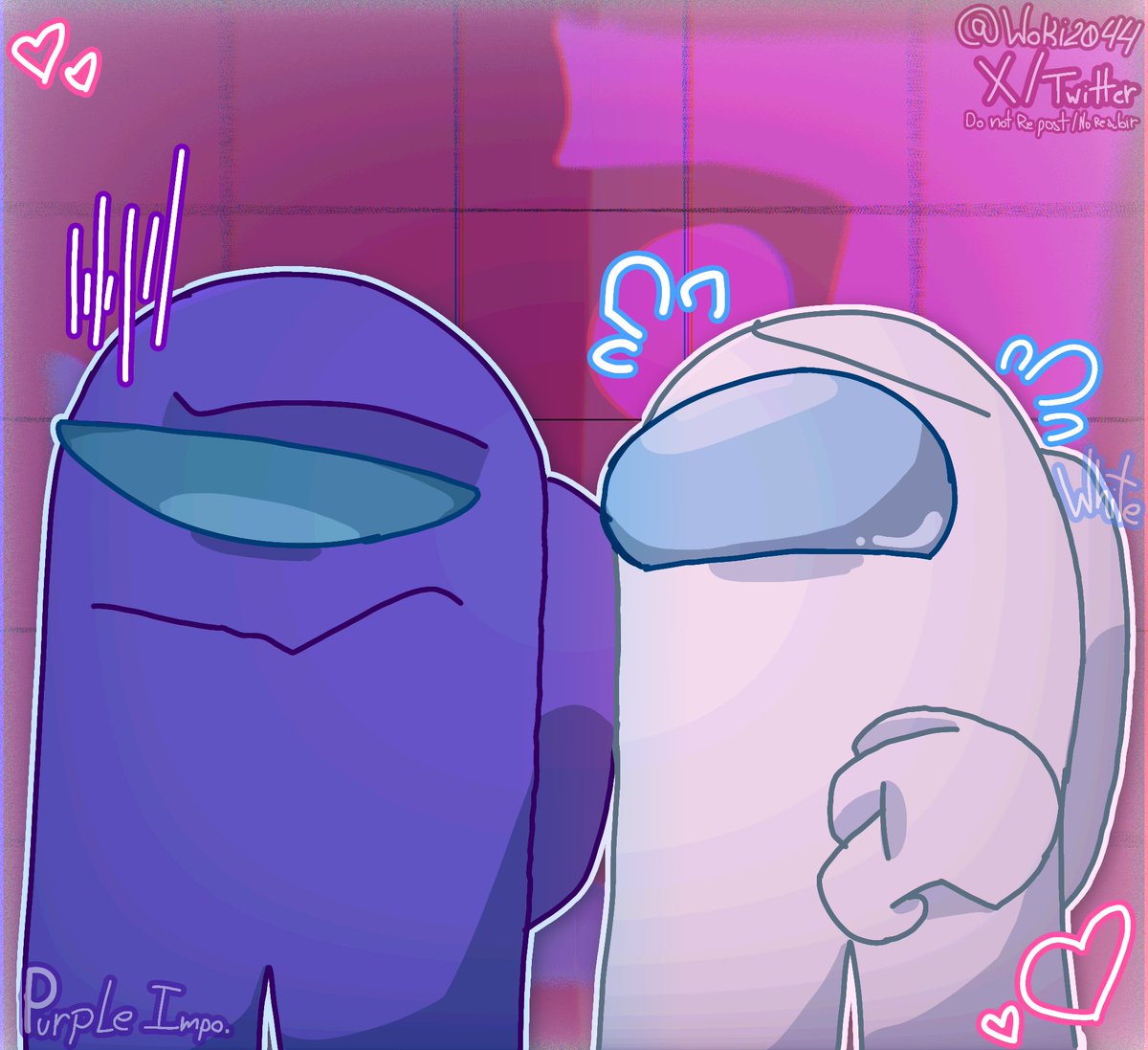 Woki2044's tweet photo. Son novios y se aman
Se lo pregunte a mi peluche de Among Us y me dijo que si

💜🔪×🤍
#amongusart #amongusfanart #rodamrix #PurplexWhite https://t.co/pq5U31WKsh