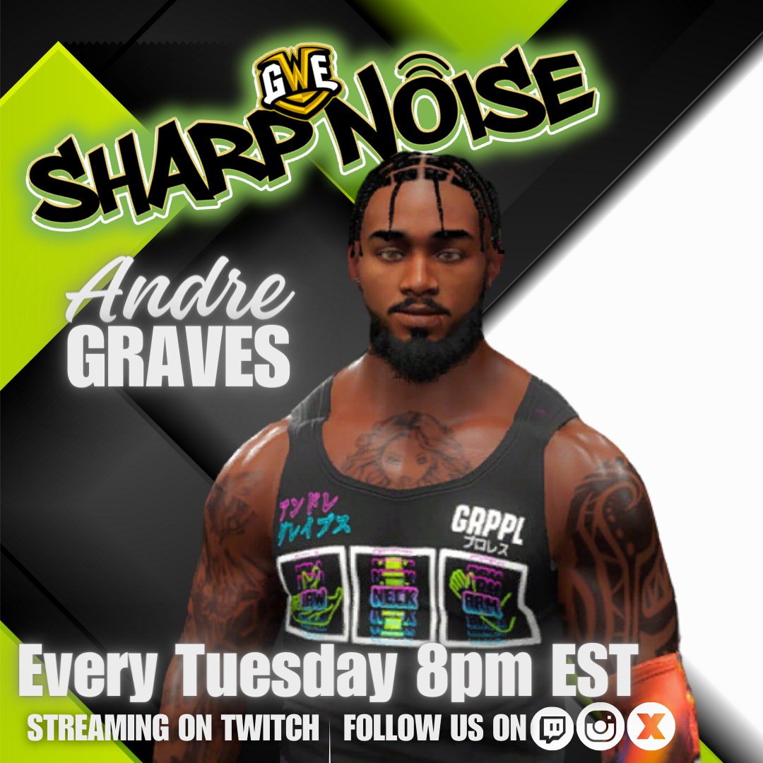 GildedWrestling's tweet photo. π¨ "Mr. Hollis is walking the GWE halls." π¨
Andre Graves @TeamGrimm will be on #SharpNoise this Tuesday.
Find out how he feels about going up against @illskillz_93 at Final Justice.
#sportstalklive #wrestlingtalk #wrestling #TalkTV #GILDEDWRESTLING #wwe2k24 #GWE #2k24 https://t.co/AlDlbZ42Y3