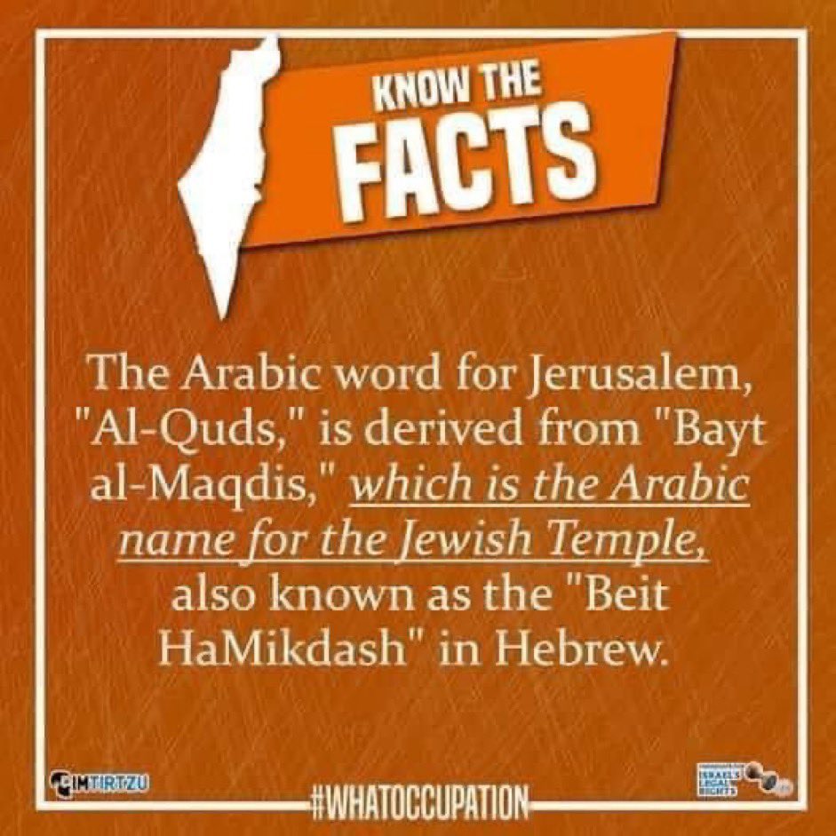 NMHonX's tweet photo. ✍️✡️🕎The Palestinians DO have a history… well sort of. Please read this entire post if you are to comment on it, & I’d appreciate you sharing it with others as well, thanks 🙏 

I see a lot of posts about if “Palestine” ever existed or not? Well it DID once exist even prior to the “ancient kingdom of Israel” & Ironically the Jewish kingdoms never had control of the Gaza Strip. 

(Obviously “Palestine” never existed, I’m just giving a history of the origins of the name which most of these Palinazis have no clue about).

It was an ancient place call “Philistine” & they would give the Jews non stop trouble. (I say it’s “ironic” because the Jewish people conquered everywhere else BUT the Gaza Strip area)

In fact in the early weeks of the weekly Torah reading you have these “philistines” being discussed, Abraham made a “peace treaty” with them & dug 7 wells in a place where it’s not called “Be’er Sheva” (seven wells). (Surprisingly they broke it right away).

The only time before 1967 that Jews controlled that area was during the 2nd temple under an “illegitimate kingdom” in that the Hashmanoem set up (it was “illegitimate” in that only descendants of king David are allowed to be rulers over the land of Israel when it’s in Jewish hands).

Regarding the Phillistines when the 1st temple was destroyed by Nebuchadnezzar (king of the Babylon which in those days would switch back and forth with Syria & Egypt as the most powerful kingdoms) he let them stay while he exiled the Jews. They - as their history of doing - started causing him trouble, so he basically annihilated them & the few who survived were exiled far away.

After the 2nd temple was destroyed in 70 CE, about 45-50 years later the Jews rebelled and actually initially succeed vs the Roman’s, then the Romans caught back and took back control with BRUTAL force, after massacring as many Jews as possible they sent almost all the rest away in exile and to embarrass the Jews gave the land the name “Palestine” from the name “Philistia”.

Also not only are the names in Israel from biblical times, but so too from the surrounding areas you find them from the Bible as well:

Jordan is from “Yarden” which is the Jordan River. Then you have the capital there “Amman” from “Ammon & Moeb”.

Syria is “Ashur” in Hebrew which is “Assyrian Empire” which actually was the biggest foe of the Jews during both Temple periods. (In the 2nd temple the “Greeks” that we refer to with the Hanukah story are actually “Seleucid Syrian Greeks”. Also there are places where “Dameshek” (Damascus) is mentioned.

Then Lebanon is actually referred to as the area of “Levanon”, but there is multiple references to the “Kingdoms of Sidon & Tzur” (Tyre).

As for Egypt, it was called “Mitzrayim”, I don’t know when “Egypt” became the name etc, the Nile is spoken about all the time by the Exudos as the “Nilus”. Also Alexandria is mentioned many times in the Talmud.

As for the “Philistines” there are are 2 instances that almost everyone in the world knows about today, 1. Is Samson the Warrior, the people he kept fighting were the Philistines & the 2nd and much more famous is Goliath who was the Philistine Giant who was slayed by David before he became kind. “David vs Goliath” is used all over the western world today for an upset when someone weaker beats a stronger foe.