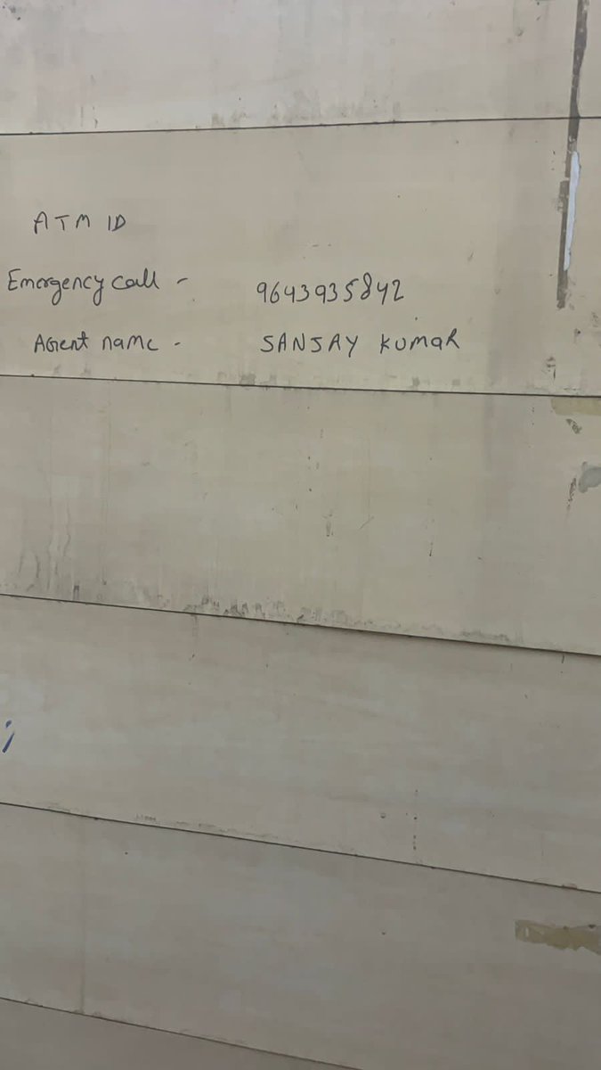 Experienced #ATMFraud at South Indian Bank, Mayur Vihar Phase-1 on March 31st. While attempting to use the ATM, my card got stuck. Upon noticing a number on the wall, a person outside claimed it was an agent's contact (9643935842) 

#Bankfraud #Fraud @OfficialSIBLtd