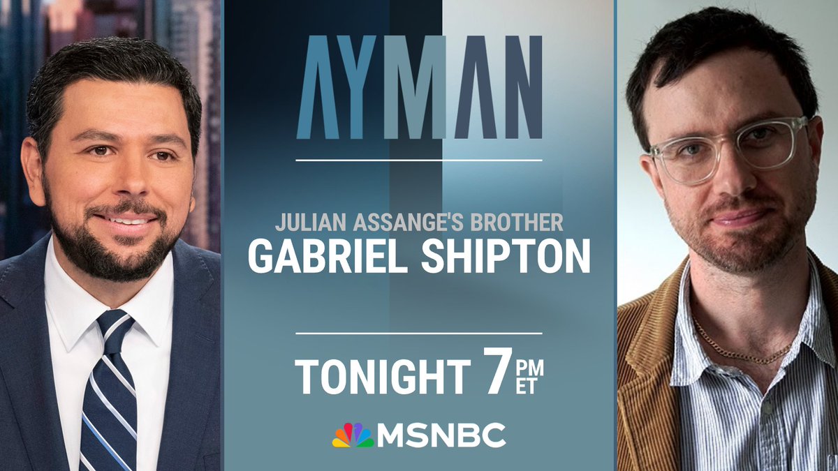 TONIGHT AT 7: @GabrielShipton, brother of Julian Assange, talks to @AymanM as the WikiLeaks founder's extradition to the U.S. remains in limbo.