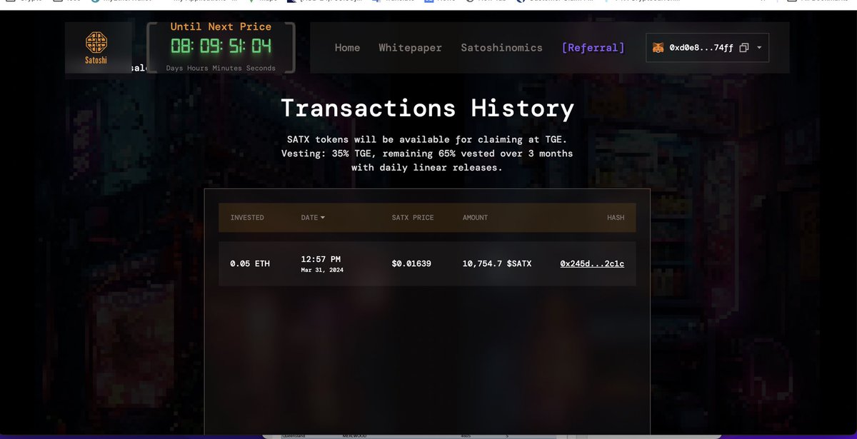 shabda_rekha's tweet photo. @satoshiDEX_ai Does anyone know what does this mean? Did I loose my money in this? https://t.co/uWx9iANhKE