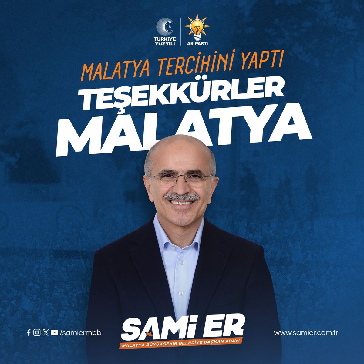 Malatya tercihini yaptı. Gerçek Belediyecilik AK Parti’den yana kullandı. Teşekkürler MALATYA ❤️ #Malatya