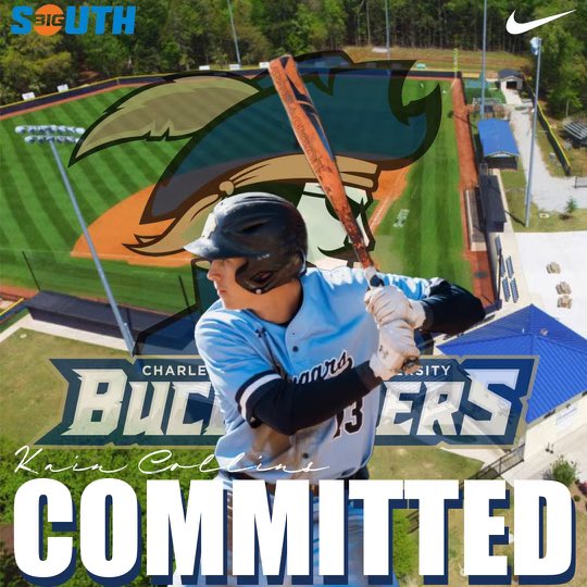 Excited to announce that I will be continuing my academic and athletic career at the University of Charleston Southern. Super thankful for everyone who helped me get to this point. Go Bucs!