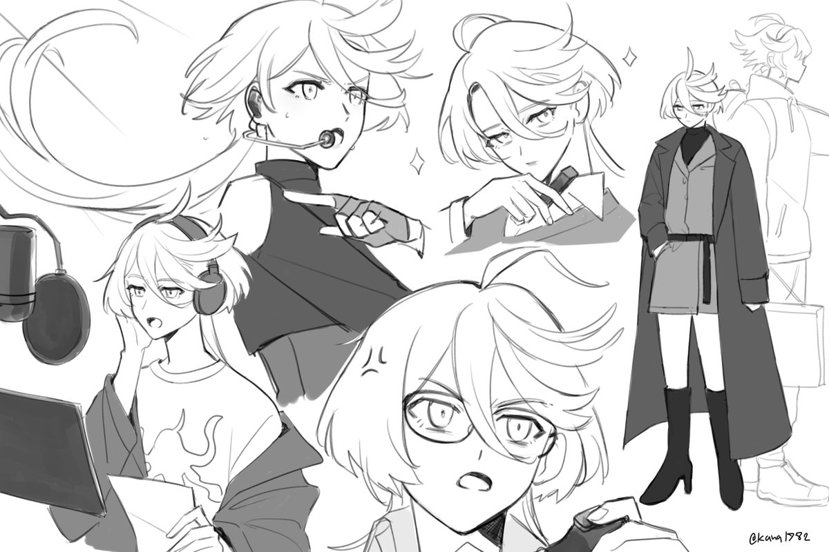 idol au 1/?? #G_Witch #水星の魔女 #スレミオ