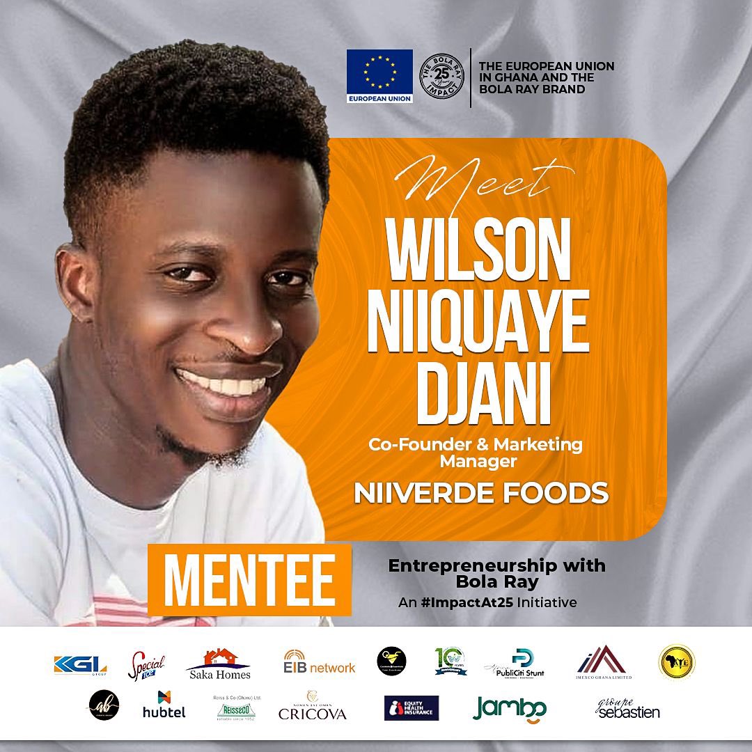 niiquaye_djani's tweet photo. Its a blessing to be part of this program.
I'm being greatly imparted.
@ewithbr, @bolarayofficial, @europeinghana #EntrepreneurshipWithBolaRay #EwithBR #ImpactAt25
@kglgroup @specialice_gh @sakahomes @eibnetworkghana @publicitistunt.africa @abrown_consultancy @hubtel https://t.co/YnIihH4mS0
