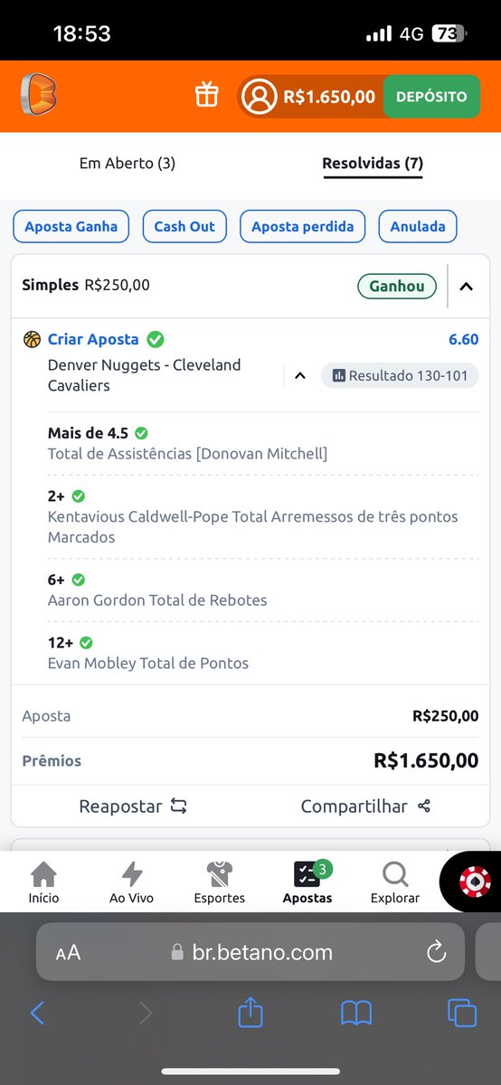 domingo começou pra cima