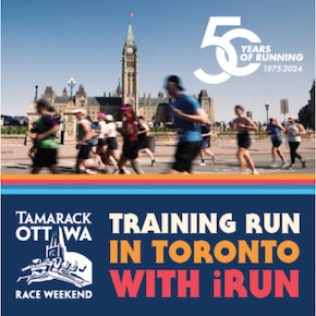 Hey Toronto, we are more than half way full for the free @OttawaRaceWknd group run on April 7th. Start/finish @BlackToeRunning with post-run waffles and beverages. Click here for more info or to register: tinyurl.com/33n9c8d8