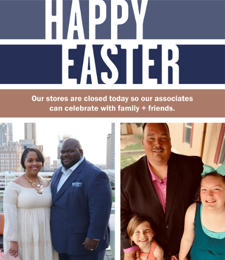 Happy Easter from our family to yours! 🐰