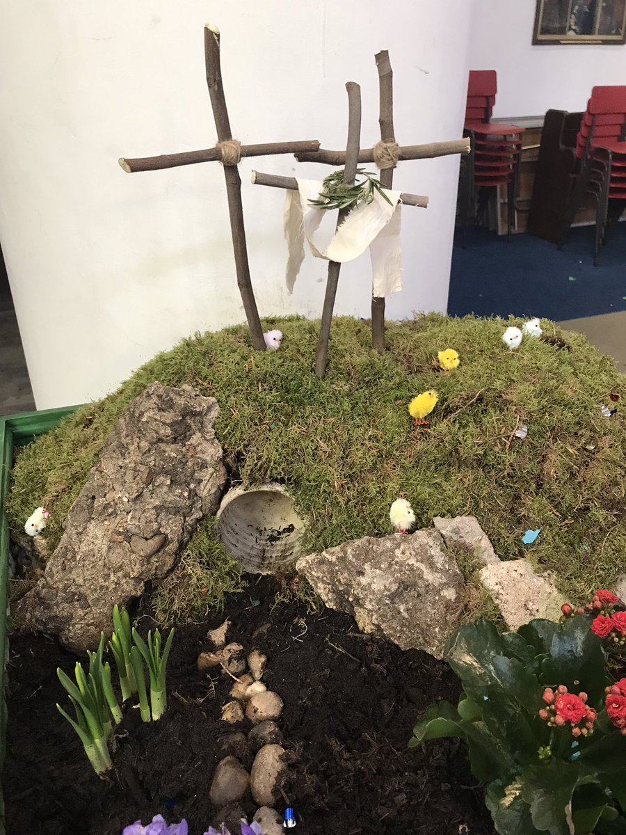 This morning we opened the tomb and found it empty - alleluia he is risen we proclaimed and celebrated with all that we are. Thanks to everybody who helped with services this week and with the preparation yesterday.