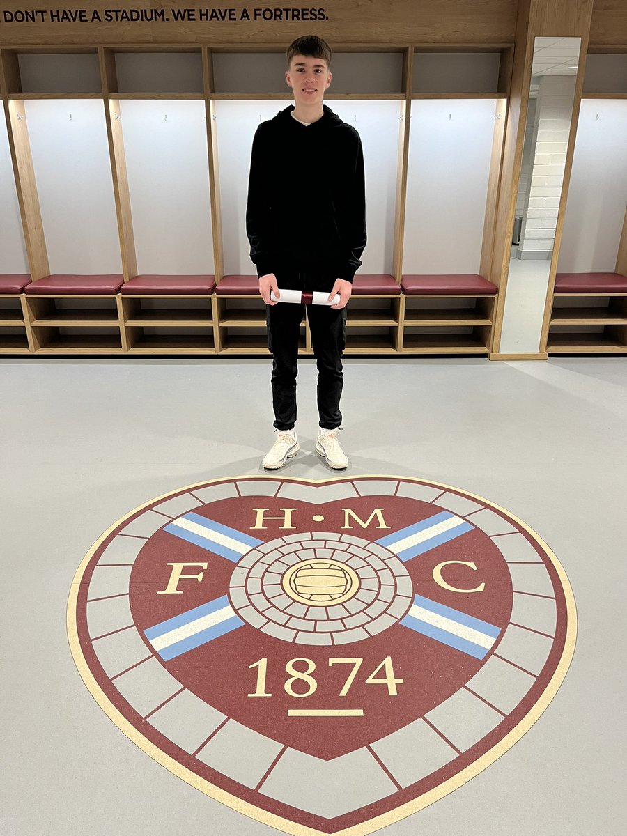 Good afternoon at Tynecastle with Liam for his @The_FOH plot ceremony