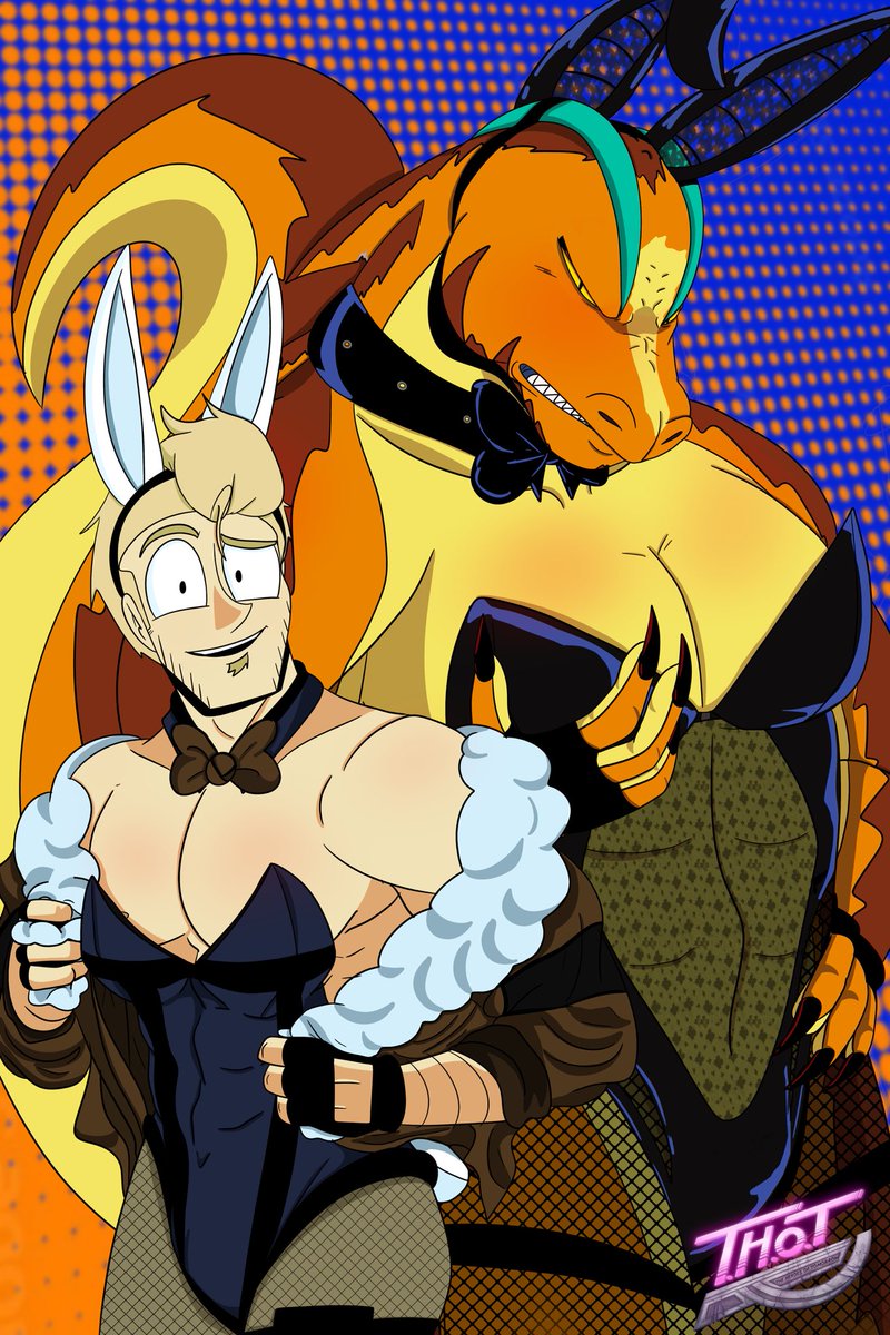 NDYP_THOT's tweet image. Happy Bunny day. Call back to last year’s Easter art from a poll we ran.