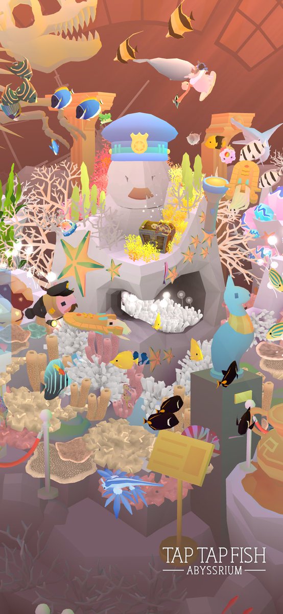 Yurushi_chan's tweet photo. Mi AbyssRium:) 
#taptapfish
Download: https://t.co/a46Xmh1igP https://t.co/ZwMDOZyqL8