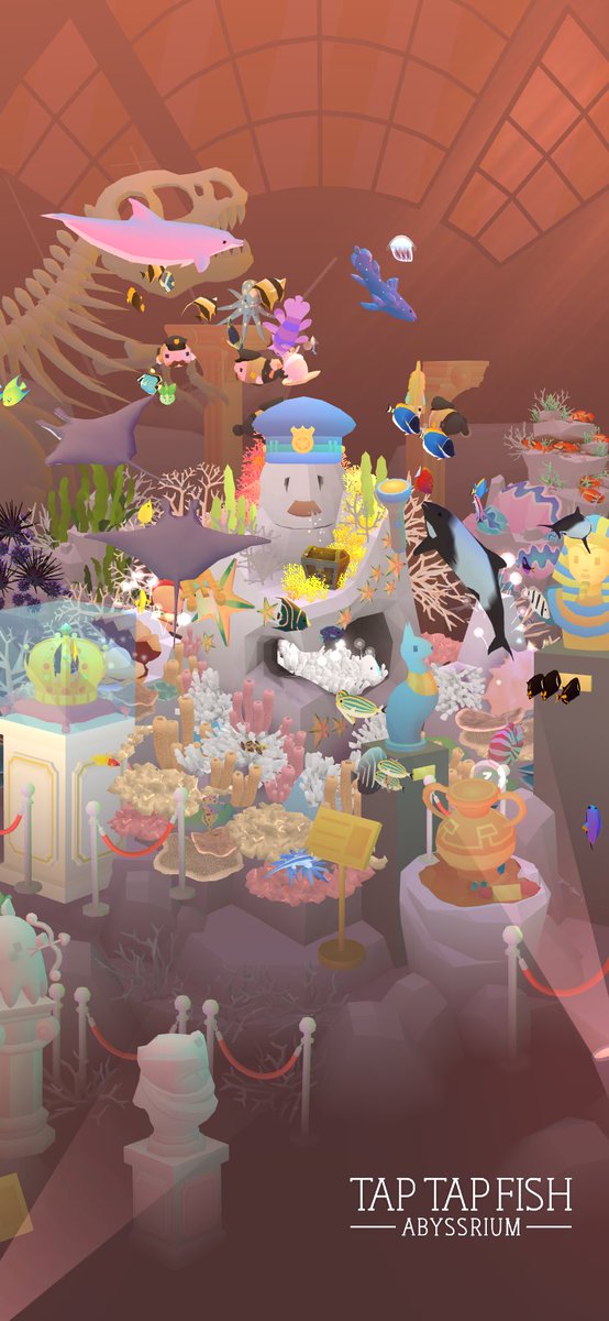 Yurushi_chan's tweet photo. Mi AbyssRium:) 
#taptapfish
Download: https://t.co/a46Xmh1igP https://t.co/DasJTcakMY
