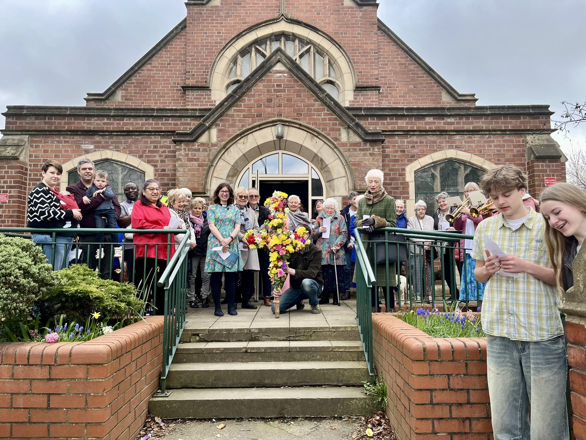StainbeckURC's tweet photo. HAPPY EASTER 
Christ is Risen!
He is risen indeed! Alleluia! https://t.co/fSaUkIBBGv