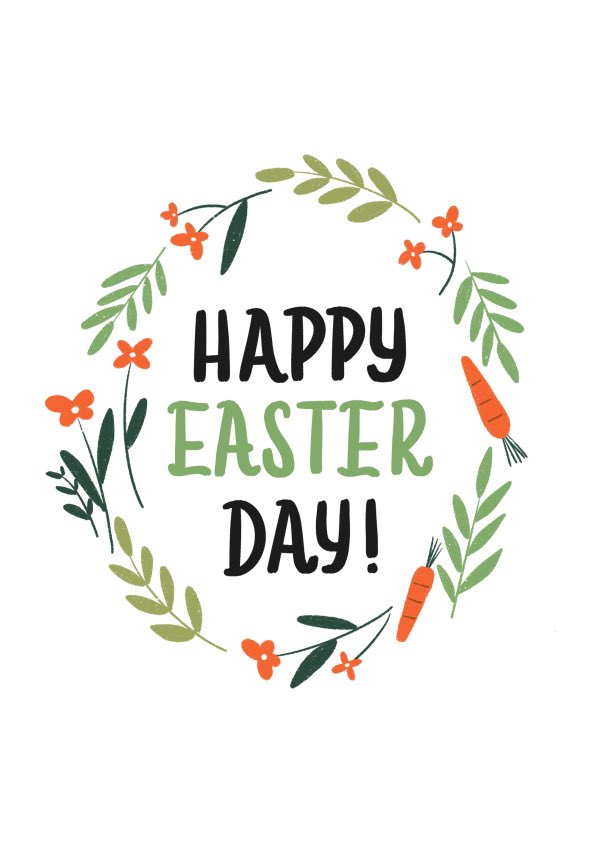 Happy Easter from Clark Girls Track and Field!