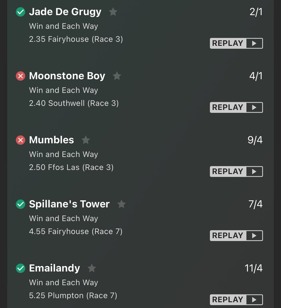 9/1 Winner 11/2 Winner and 3/5 on are lucky 31 in VIP today ✅

One beat are place bet of the day and also are 28/1 place bet 🙄

My Free Group ➡️ t.me/+VfUhyBswkM5kN…