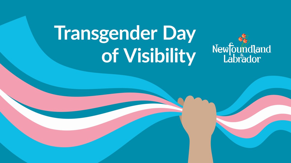 On Transgender Day of Visibility, let us celebrate the courage, resilience and diversity of the transgender community in Newfoundland and Labrador. Your voices matter, your stories inspire. Together, let's build a province in which everyone feels safe, valued and respected.