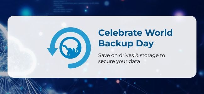 Happy #WorldBackupDay! Drives & Storage Specials ⇨ buff.ly/3TEeCWO from @BHPhoto #datastorage #databackup