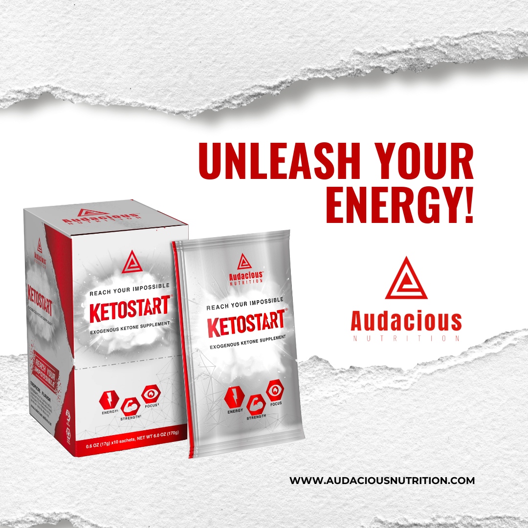 Step up your health game and switch to a healthier lifestyle. 

KetoStart is more than just a supplement; it's the key to unlocking sustained vitality. 

Elevate your keto game and let your spirit soar! 🚀

#AudaciousNutrition #KetoStart #KetoEnergy #VitalityUnlocked #Ketogeni...