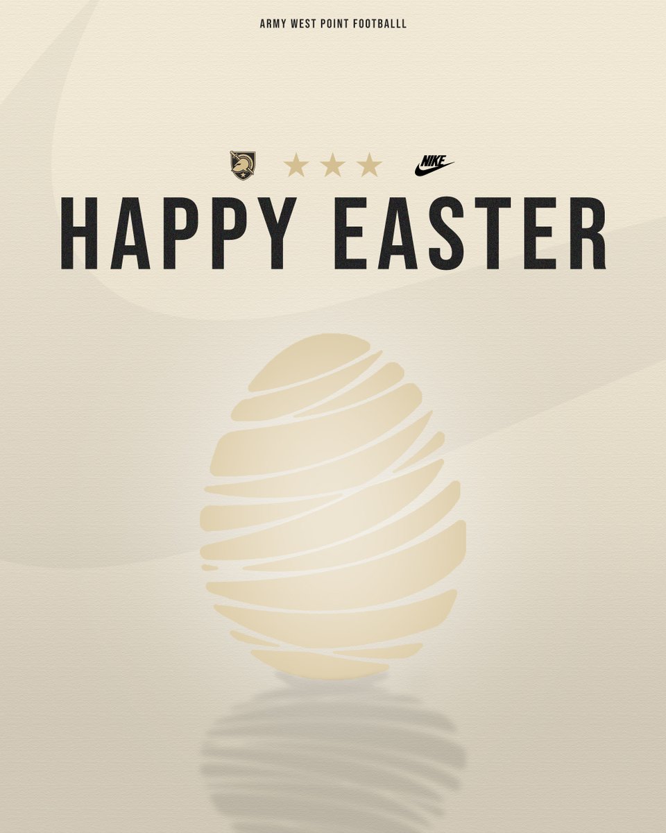 Happy Easter! #GOARMY | #PlayAtThePoint |#BEATnavy @CoachJeffMonken | @ArmyWP_Football