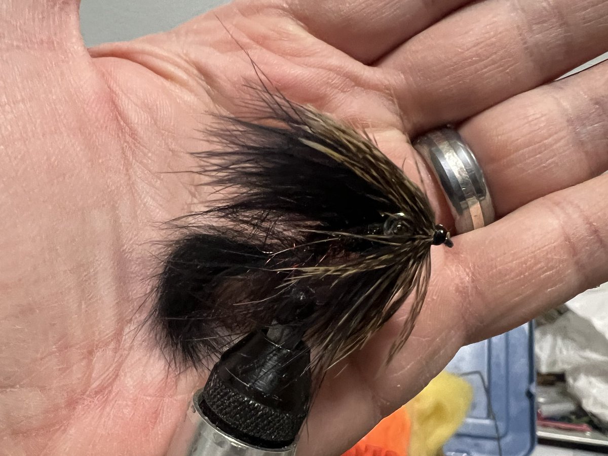 svutility's tweet photo. Favorite Sunday activity is to tie flies while listening to uplifting material. Either songs or podcasts. Some of my best inspiration comes during these times #flytying #SundayContemplation https://t.co/5Nclu9QkXr