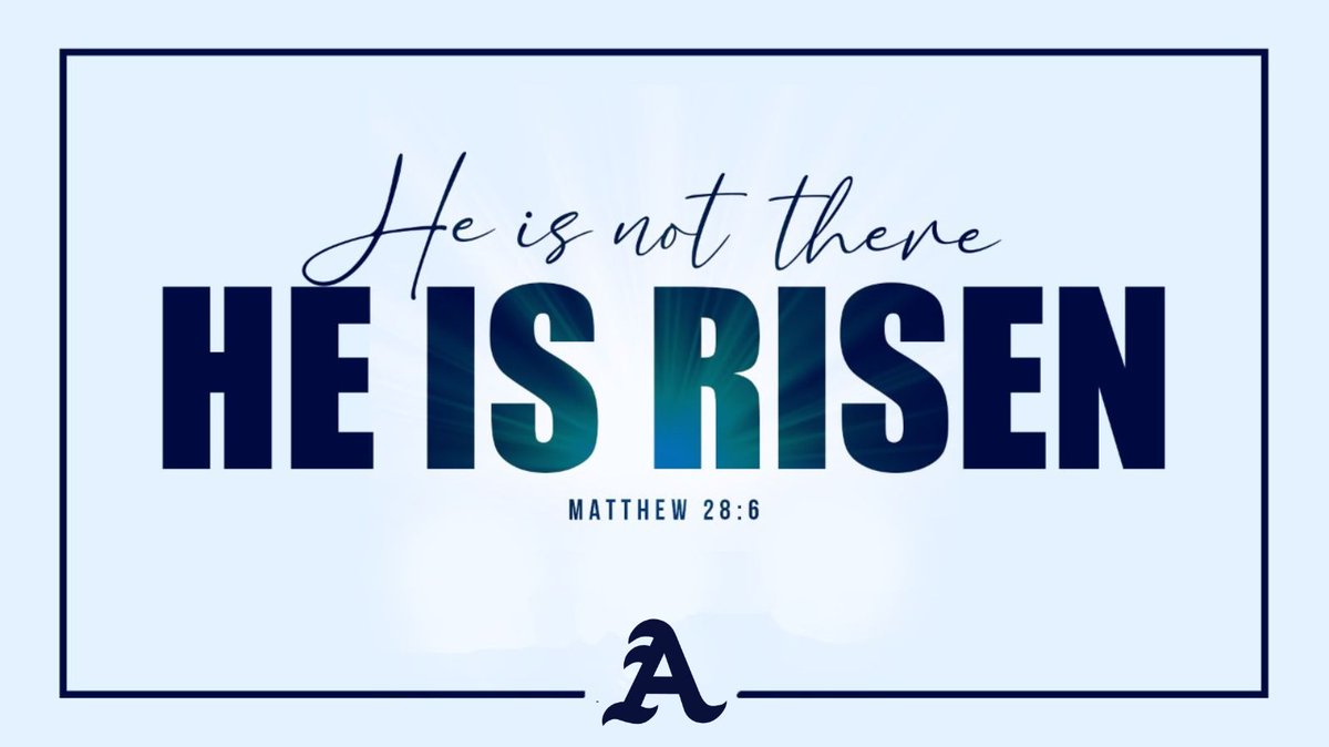 Life starts at, He is Risen.