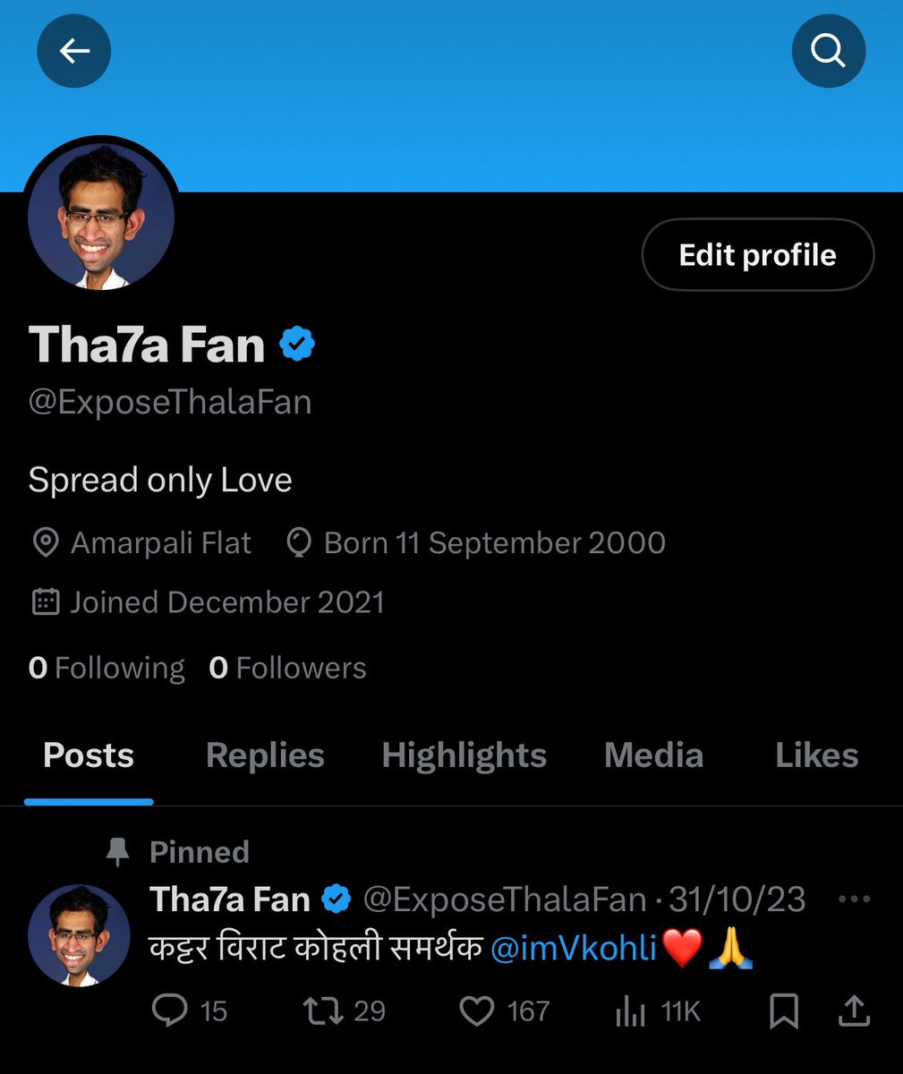 was @/ExposeThalaFan 💔 RT to find mutuals 🫀.