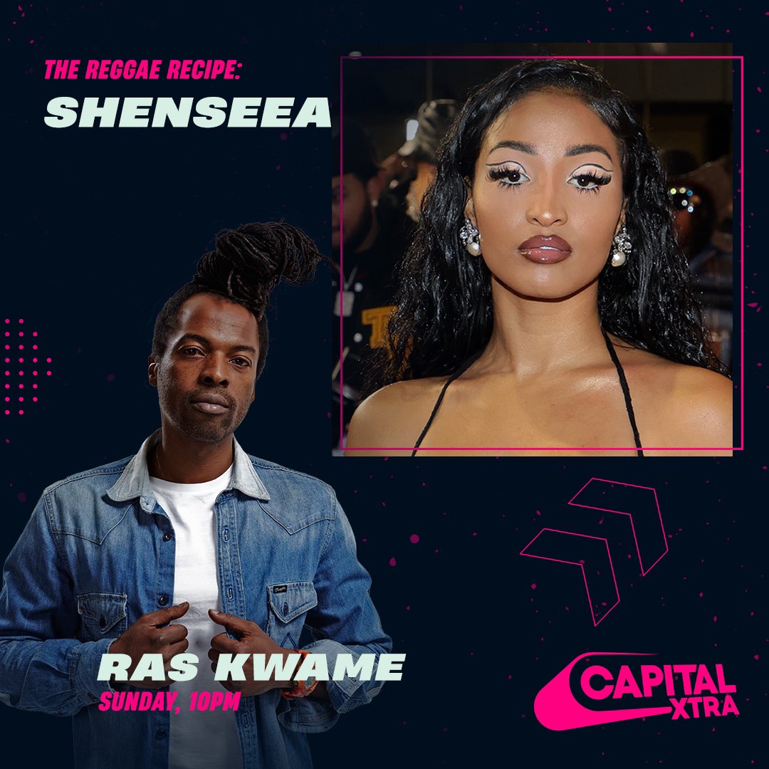 Ras Kwame (@raskwame) on Twitter photo <a href="/SHENYENG/">Shenseea</a> #Shenseea π₯π₯<a href="/thereggaerecipe/">#ReggaeRecipe</a> <a href="/CapitalXTRA/">Capital XTRA</a> tonight from 10pm! TuneIn π»π»
#Interview #Dancehall #Reggae #Afrobeats #Afrobashment #UKπ₯
#InDaMix <a href="/SHENYENG/">Shenseea</a> #Shenseea π₯π₯<a href="/thereggaerecipe/">#ReggaeRecipe</a> <a href="/CapitalXTRA/">Capital XTRA</a> tonight from 10pm! TuneIn π»π»
#Interview #Dancehall #Reggae #Afrobeats #Afrobashment #UKπ₯
#InDaMix