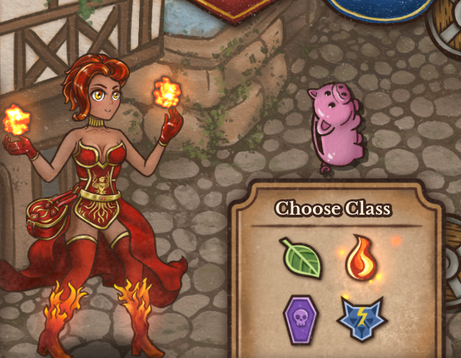 big fan of Backpack Battles' 'Original Character Do Not Steal TM' pyromancer class