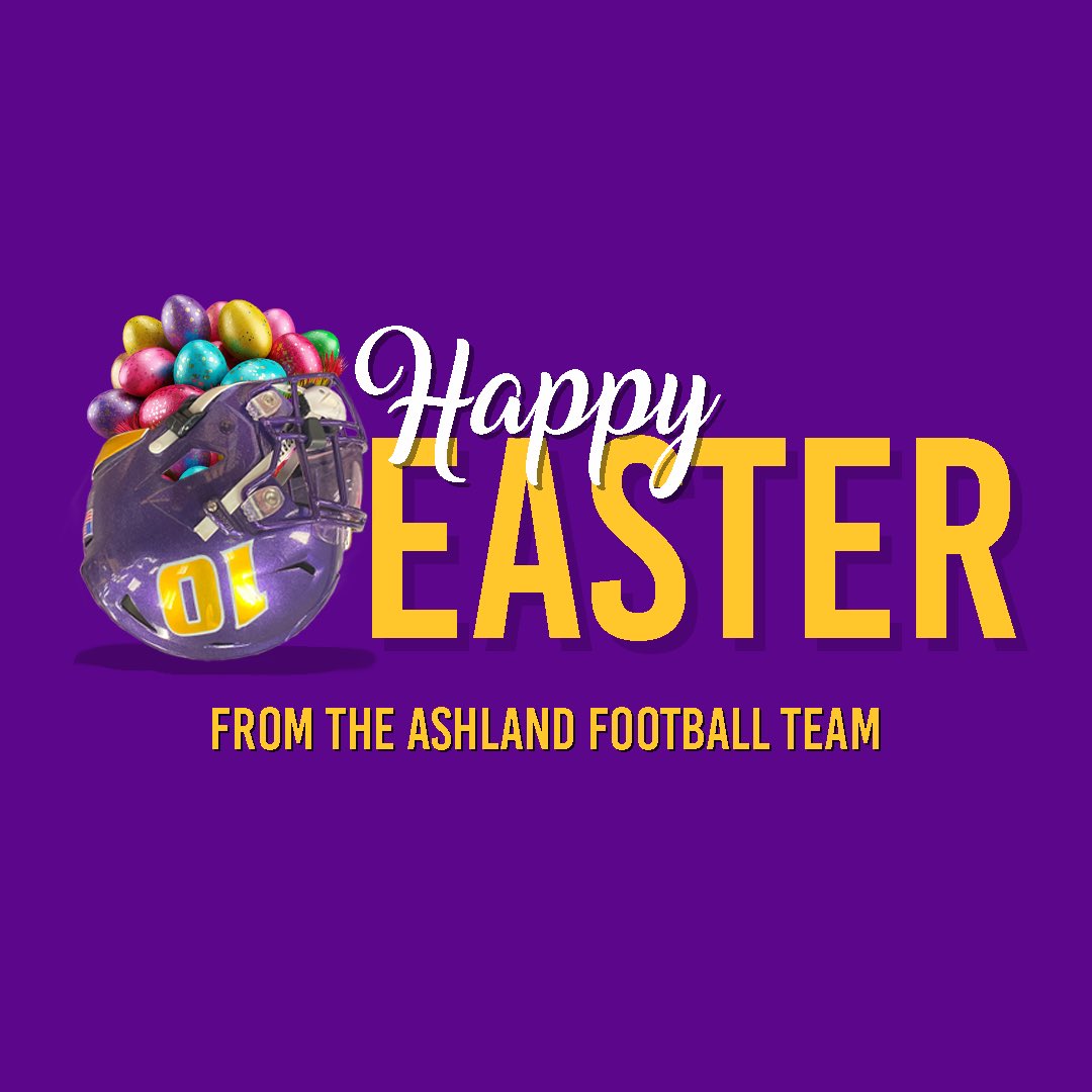 Happy Easter from Ashland Football‼️