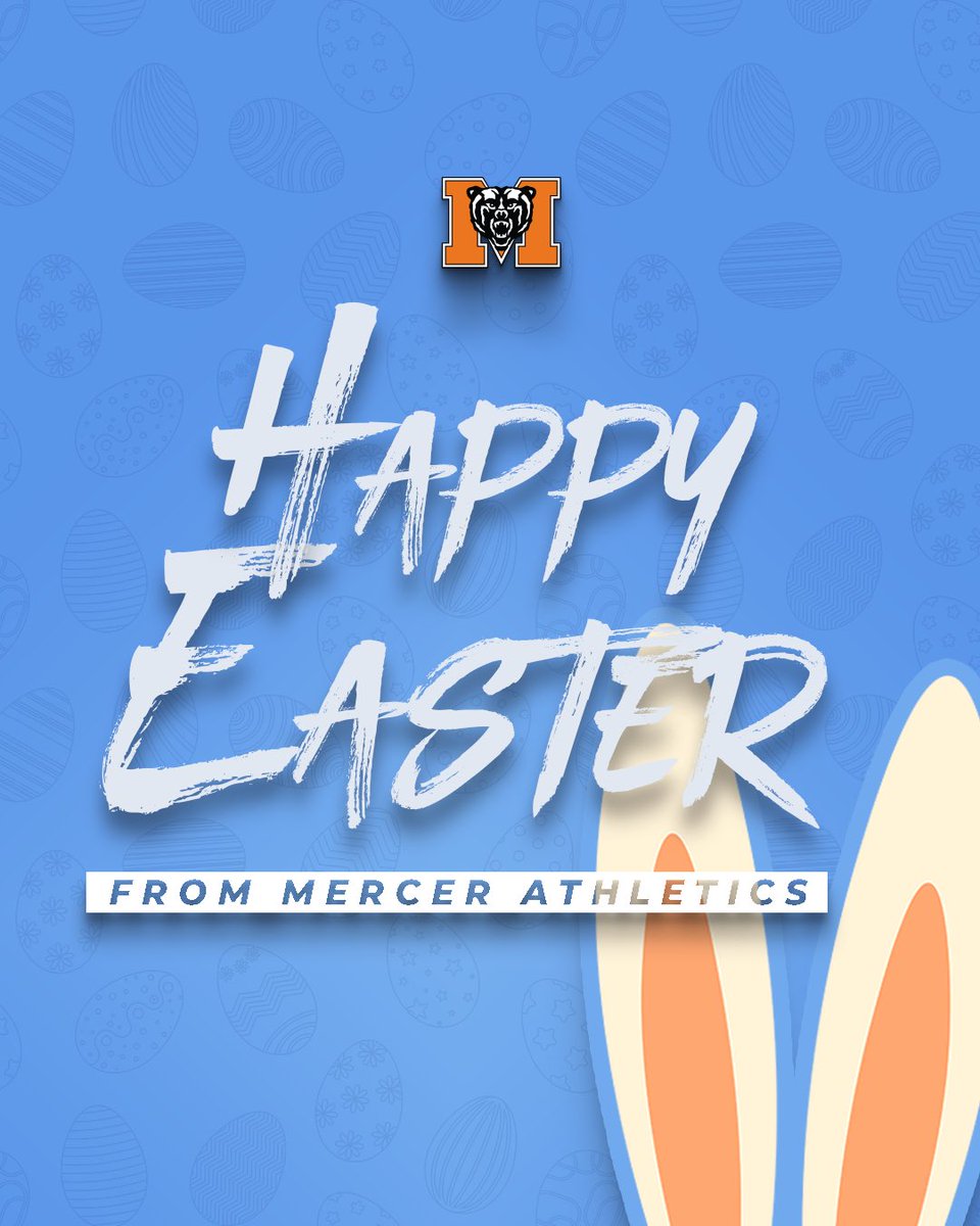 Happy Easter from Mercer Athletics 🐻🐰 #RoarTogether