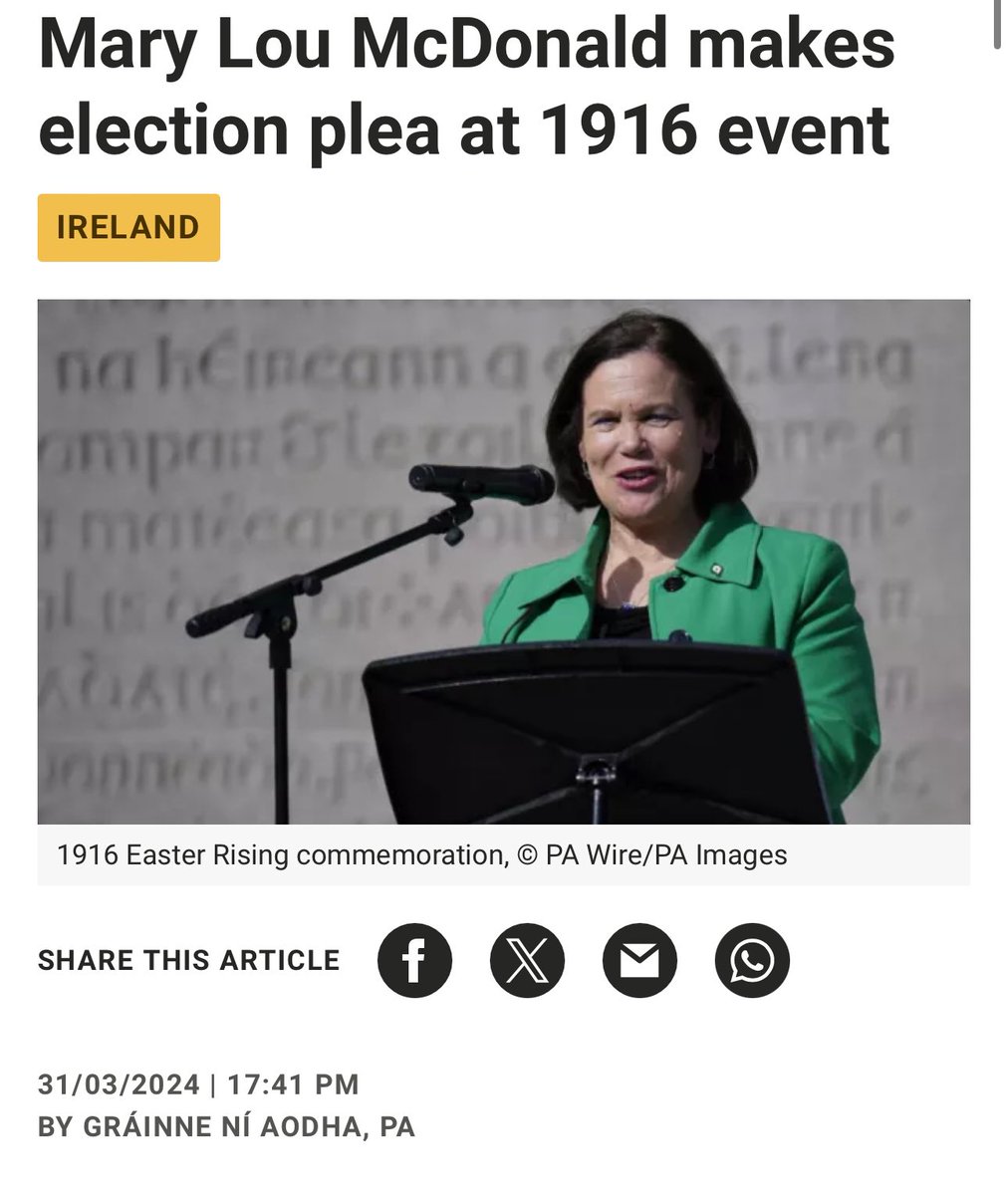 Ireland has less than 1% of a say in the EU and Mary Lou McDonald and Sinn Fein know this. At the commemoration of the events that led to Ireland taking back its sovereignty the Sinn Féin leader said that while Ireland’s “place is within the European Union”, the party would…