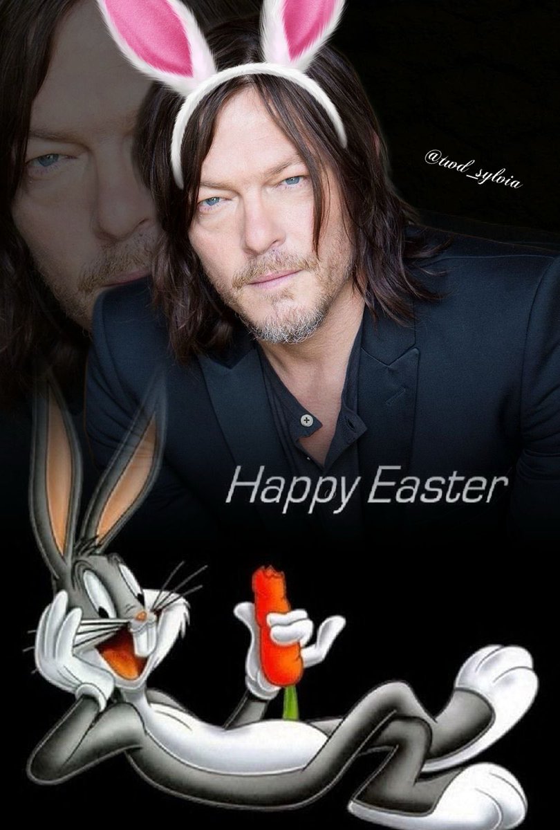 Norman I wish a Happy Easter to you and your family💓🐰🐣
May your day full of blessings and joy 

@wwwbigbaldhead #FortNormanReedus #NormanReedus #HappyEaster