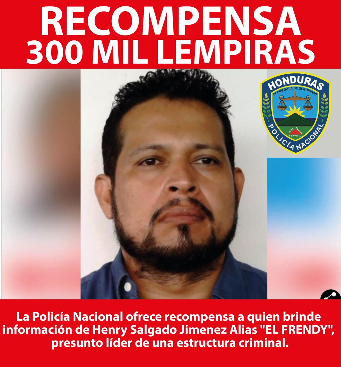 STNHonduras's tweet image. #STNInforma | Despliegue Policial para la Captura de la Banda del Frendy: Oferta de Recompensa de 300 mil Lempiras

stnhn.com/despliegue-pol…
