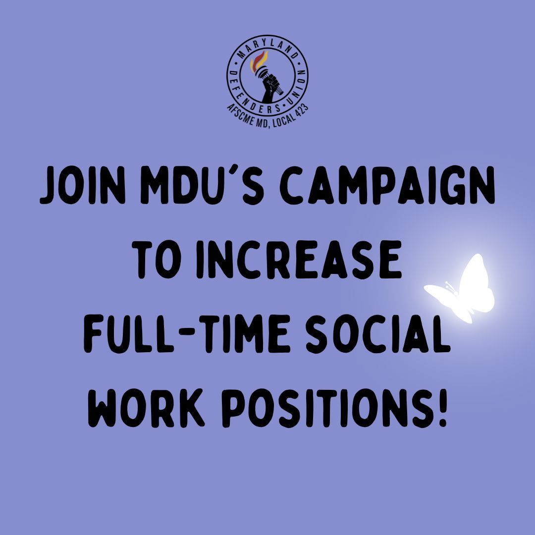 MDDefenderUnion's tweet image. #SocialWorkMonth #FundPublicDefense