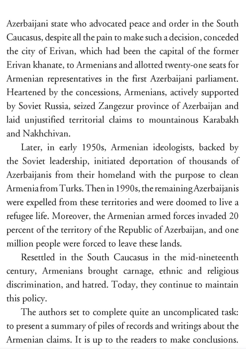 #31March1918 - Remembering the Azerbaijani Genocide. “Resettled in the South Caucasus in the mid-nineteenth century, Armenians brought carnage, ethnic and religious discrimination, and hatred. Today, they continue to maintain this policy.” 👉🏼books.google.co.uk/books?id=-sMeb…